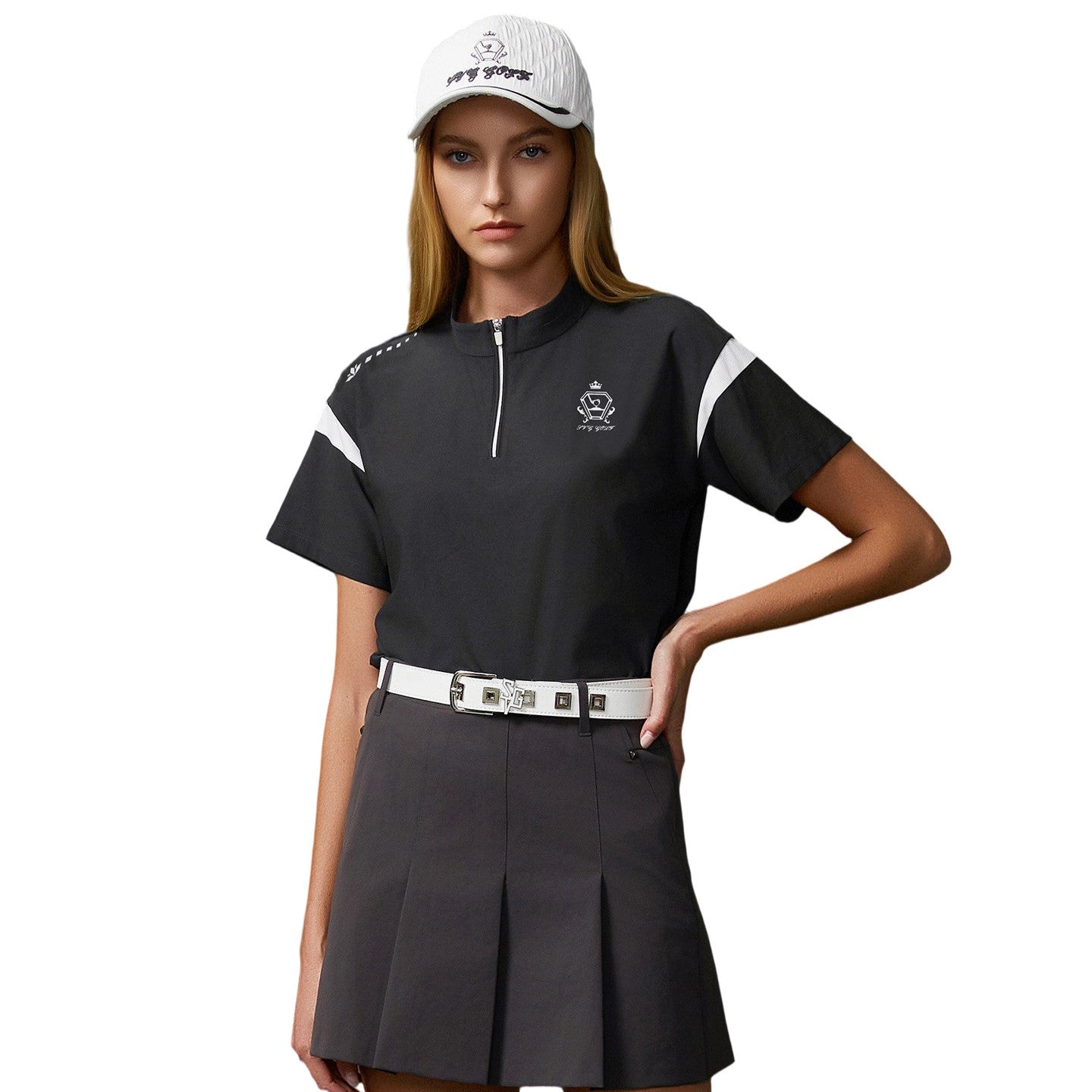 SVG Golf Women's Dark Grey A-Line Skirt