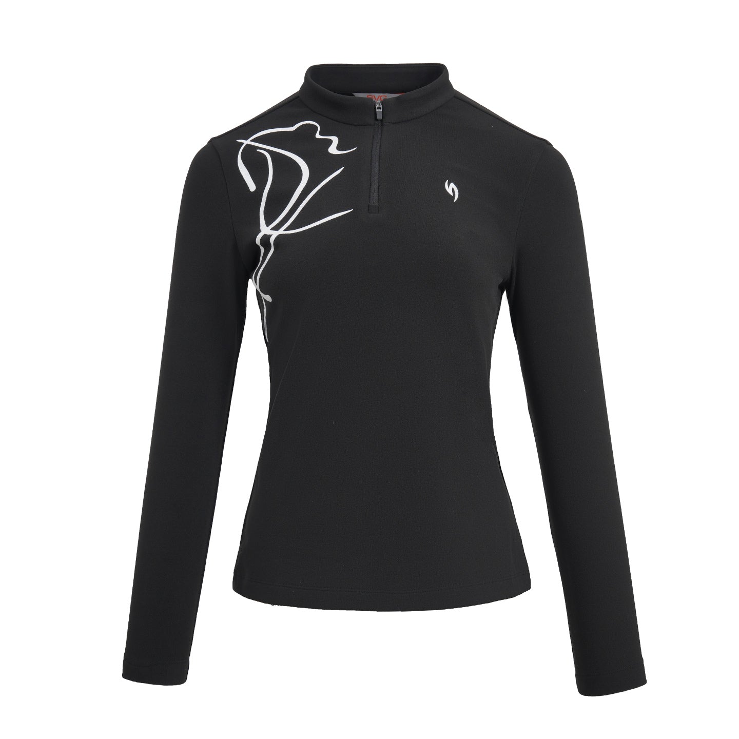 SVG Golf Women's Volcanic Rock Long Sleeve Stand Collar T-Shirt