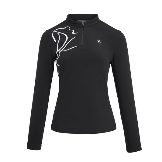 SVG Golf Women's Volcanic Rock Long Sleeve Stand Collar T-Shirt