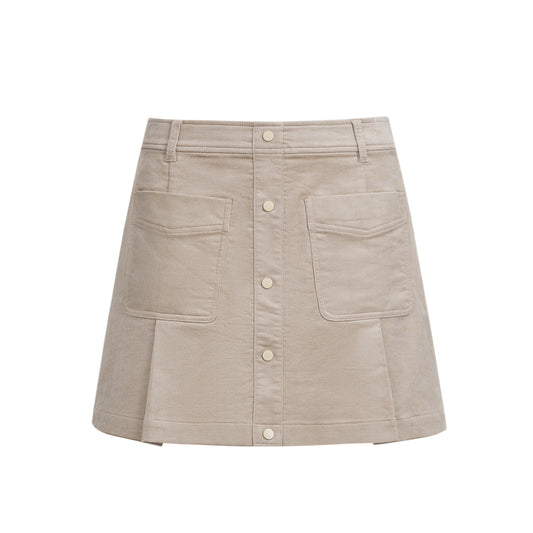 SVG Golf Women's Vintage Corduroy Skirt A-Line Skirt