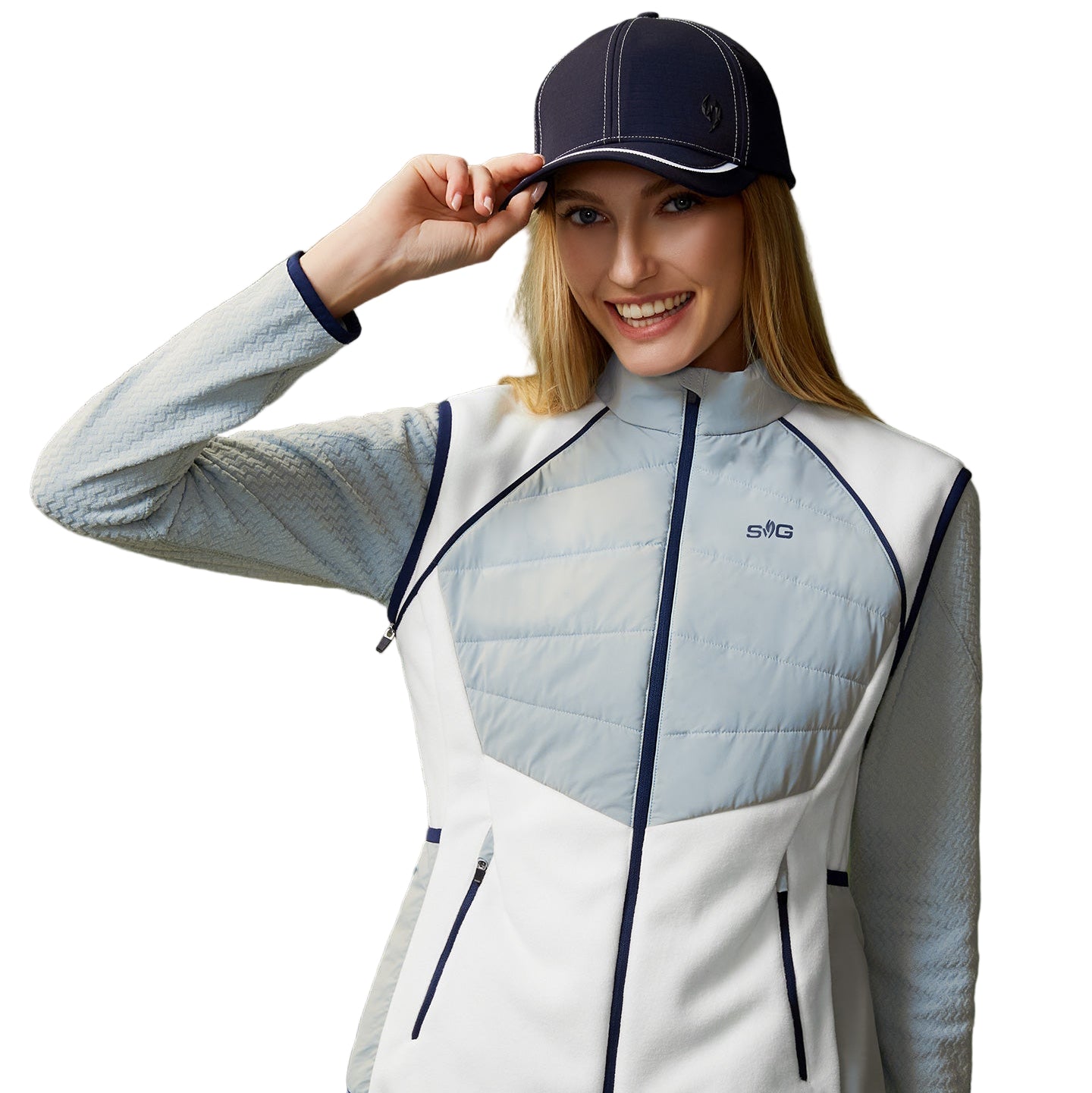 SVG Golf Women's Detachable Sleeves Cotton Jacket