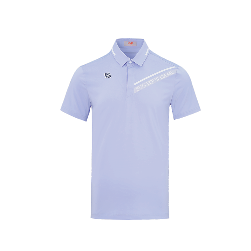 SVG Golf Men's Light Purple Polo Shirt