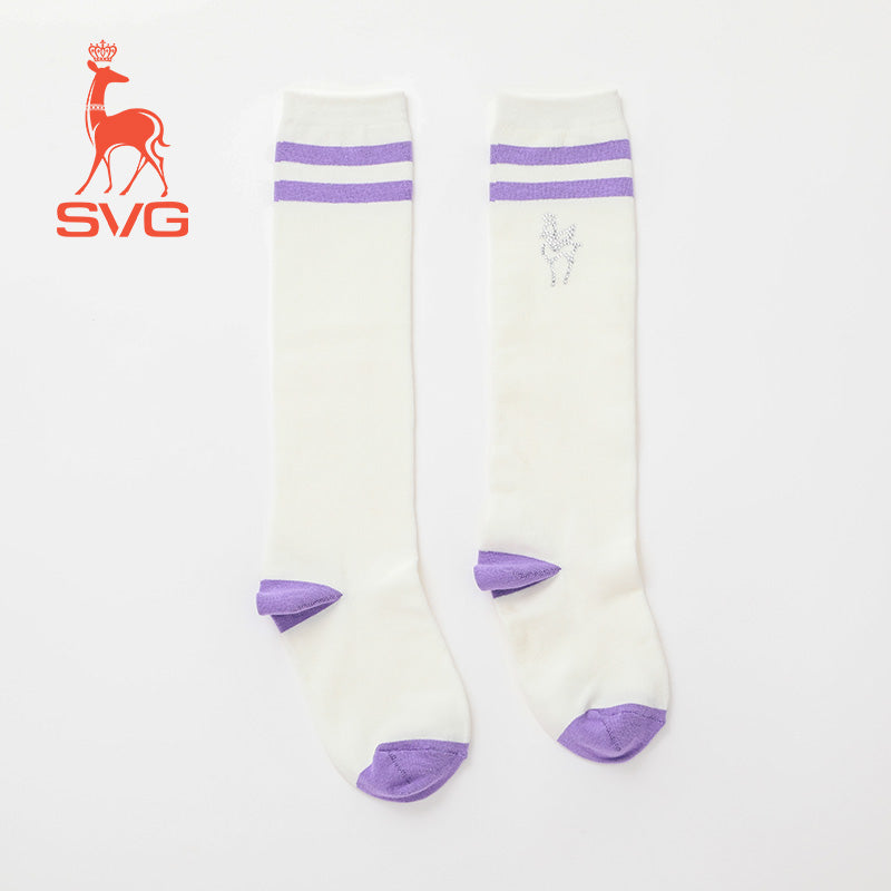 SVG Women's Casual Stripe Athletic Socks