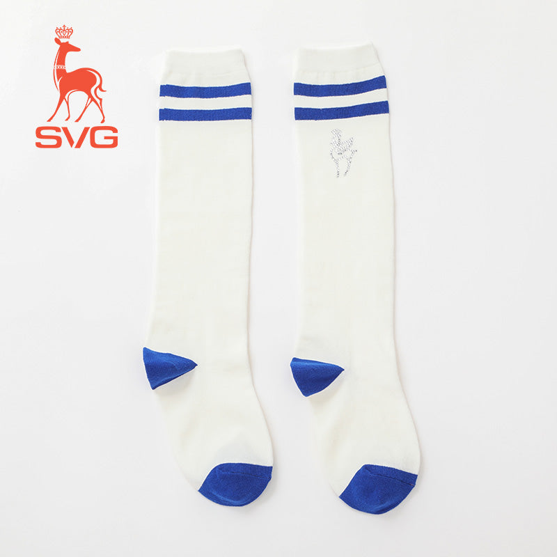 SVG Women's Casual Stripe Athletic Socks