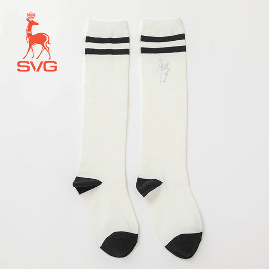 SVG Women's Casual Stripe Athletic Socks