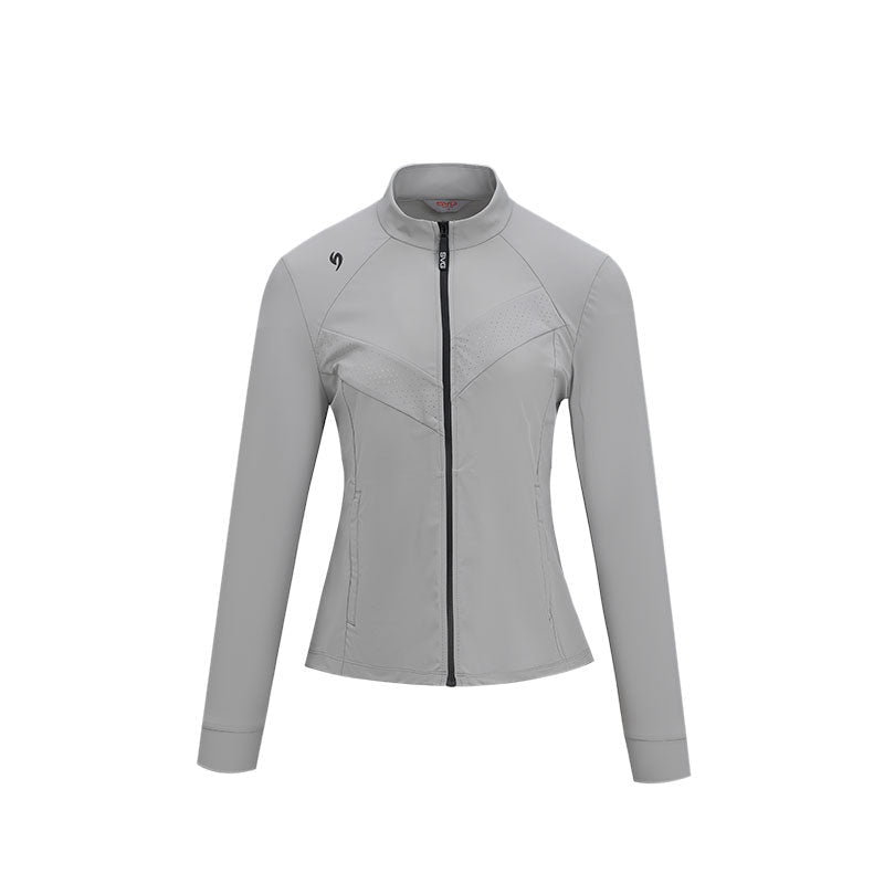 SVG Golf Women's Gray Stretch Zip Jacket
