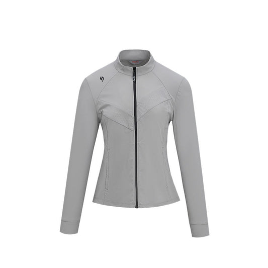 SVG Golf Women's Gray Stretch Zip Jacket