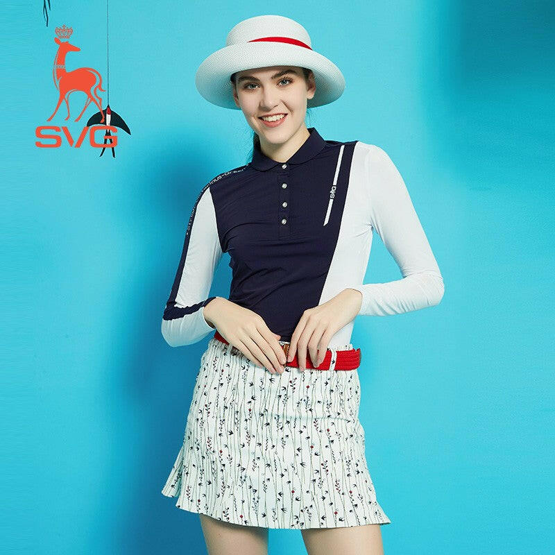 SVG Golf Cool Max Women's Long Sleeve Top UV Protection