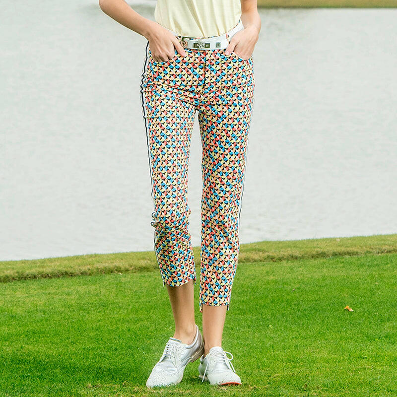 women's printed pants