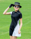 SVG Golf Short Sleeve Pleats Insert Dress