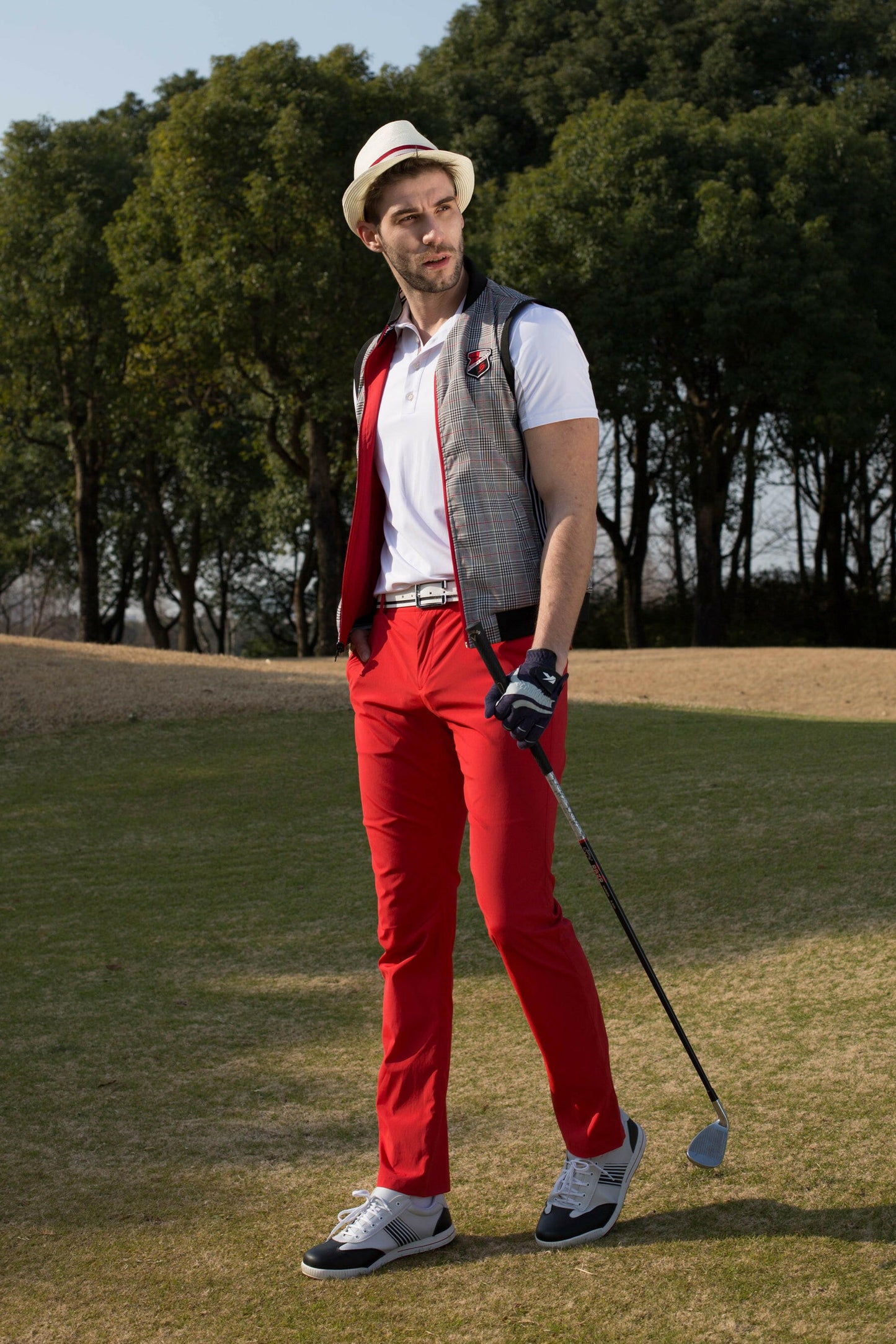 SVG Men's Classic Red Pants.