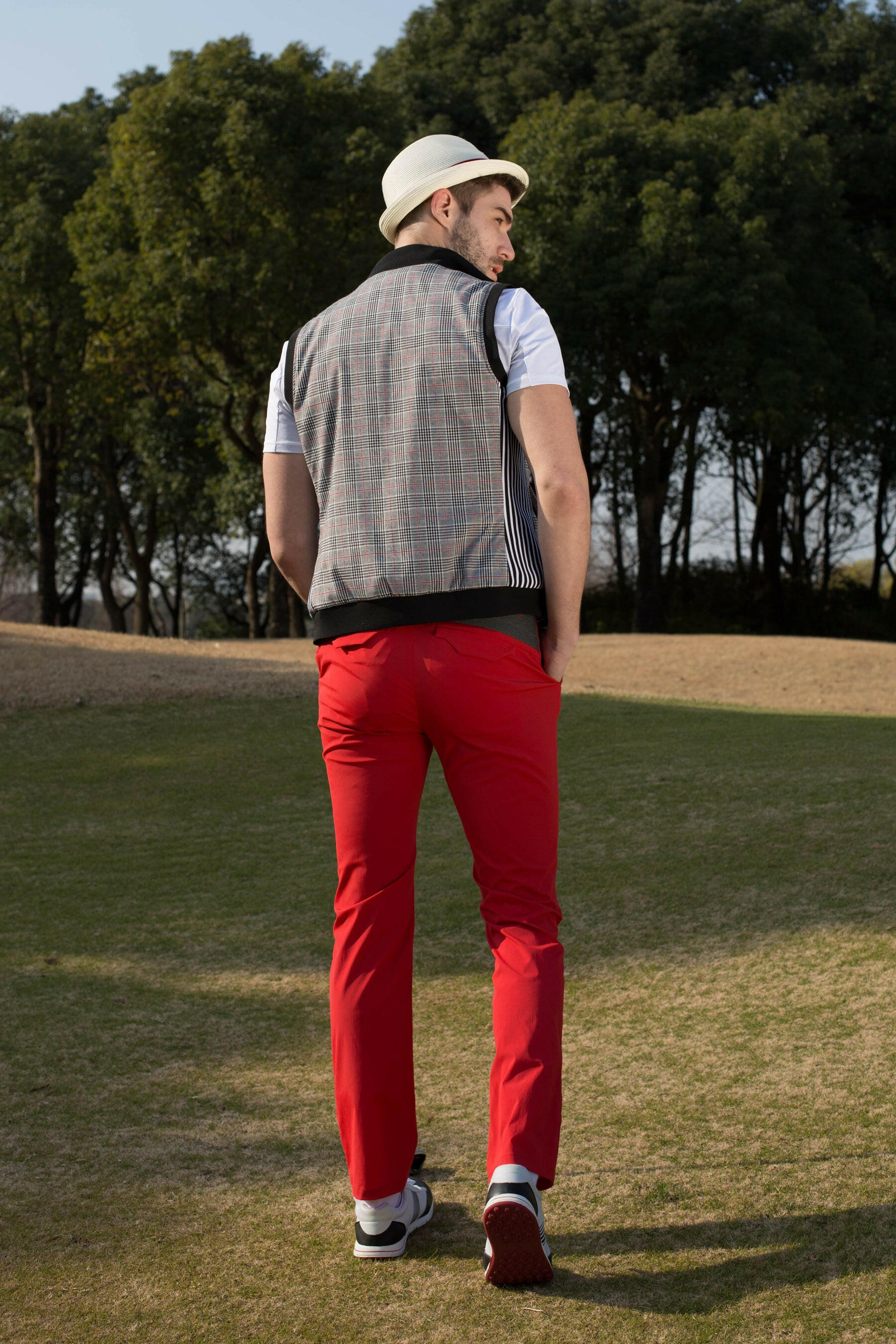 SVG Men's Classic Red Pants.