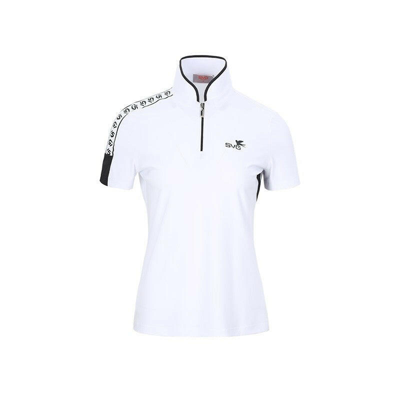 SVG Golf Women's Contrast Stand Collar Polo