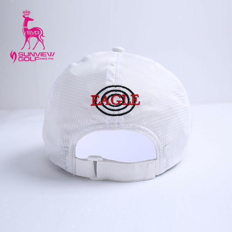 Performence cap with fluorescent accents, in white.