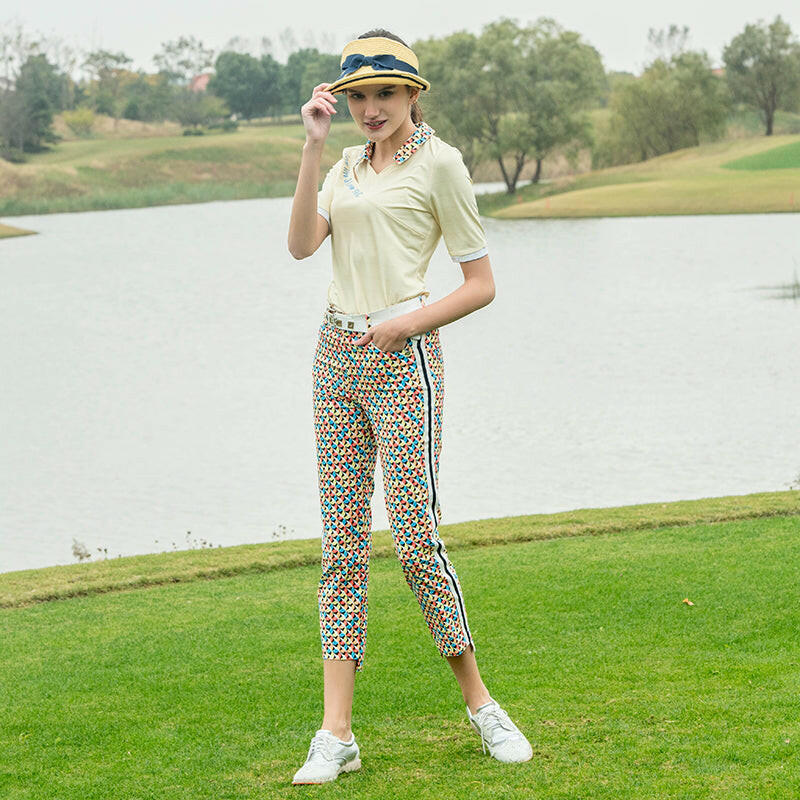 women's printed pants