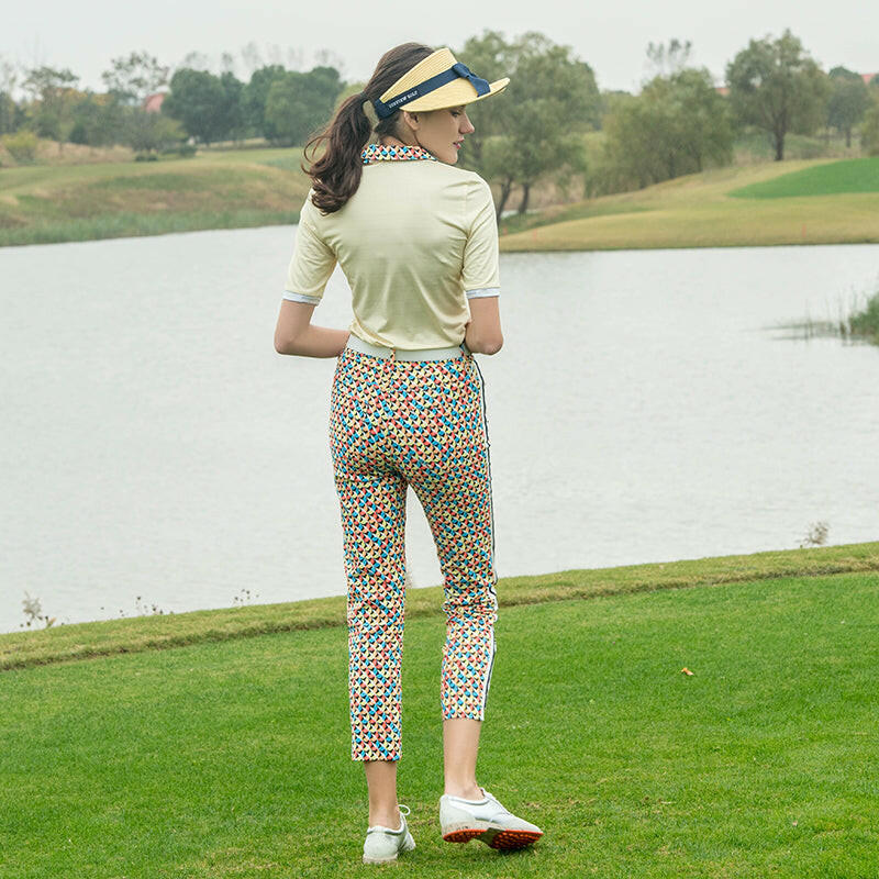 women's printed pants