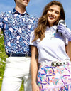 Pleated Flounce Skirt