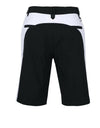 Women shorts, in balck and white color blocking.