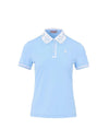 SVG Golf Cutout Embroidered Lapel  Polo