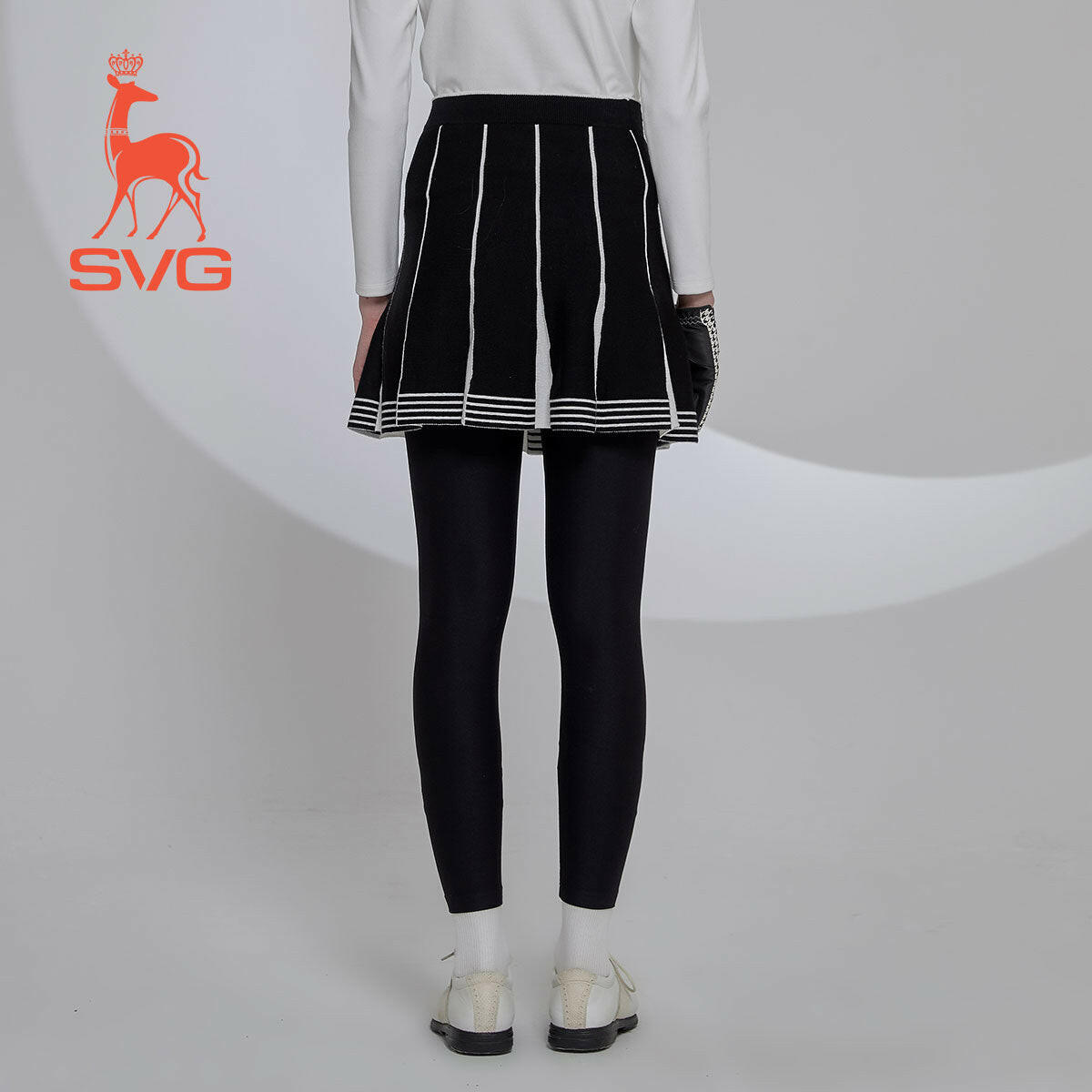 SVG Warm Fleece Golf Skort Leggings Athletic