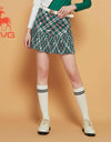 SVG women's Funky Pleated Skort Plaid Printed Mini Short Skirt