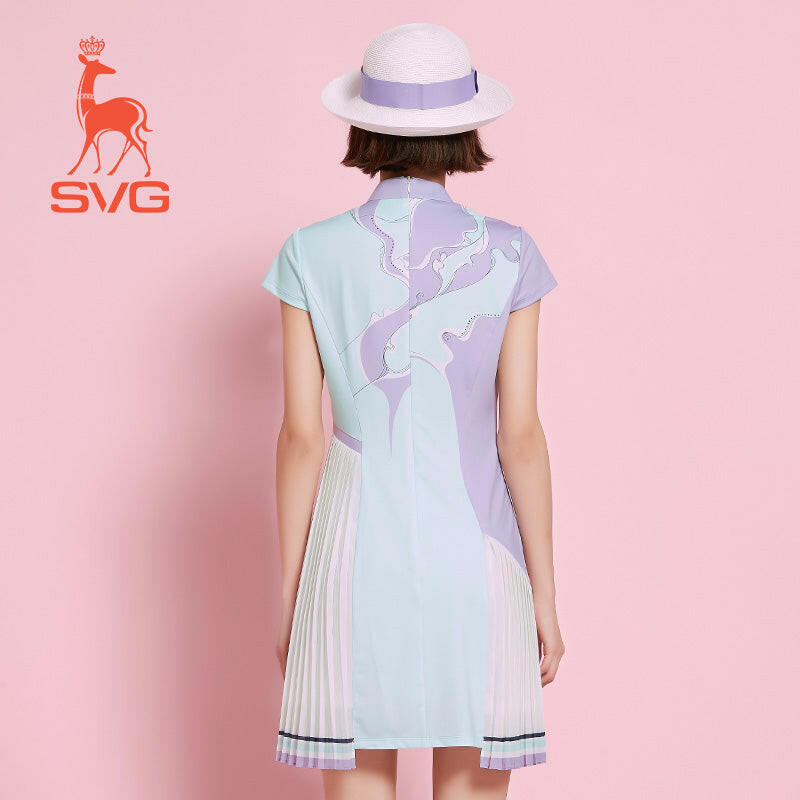 SVG Golf Dragonfly Cheongsam-Style Golf Dress