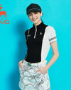 SVG Golf Contrast Stand Collar Polo