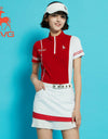 SVG Golf Contrast Stand Collar Polo