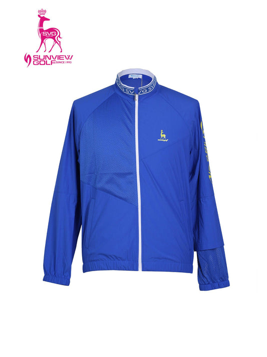 Electro Blue Windbreaker.