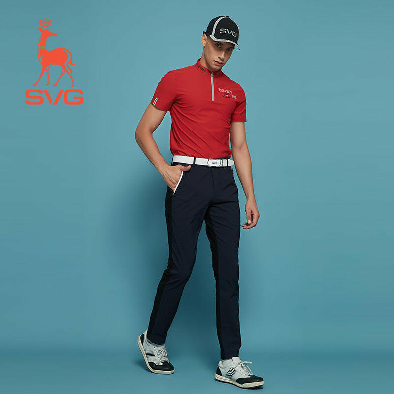 SVG Golf Men's Stand Collar Polo