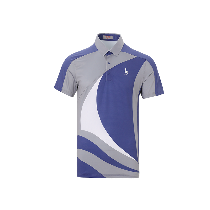 SVG Men's Color Block Polo Shirt