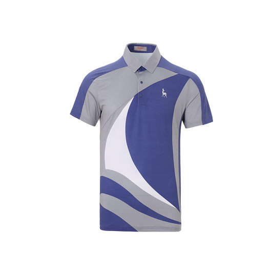 SVG Men's Color Block Polo Shirt