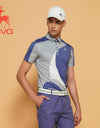 SVG Men's Color Block Polo Shirt