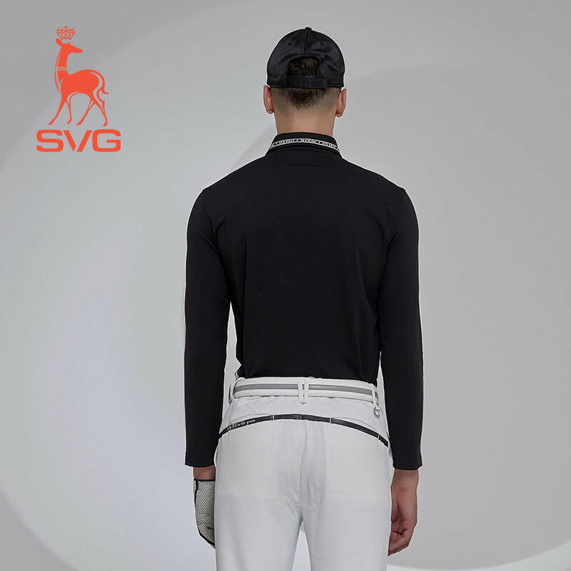 SVG Men's Long Sleeved Golf Shirt