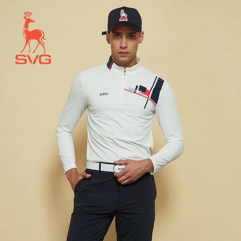 SVG Men's Zipper Placket Shirt