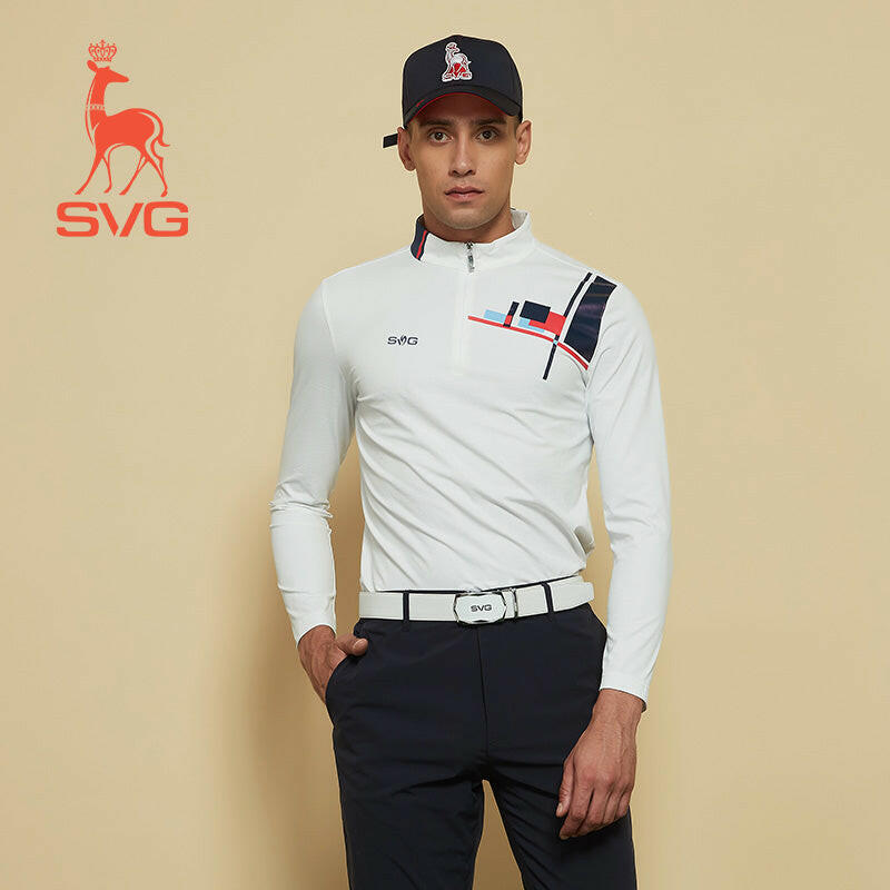 SVG Men's Zipper Placket Shirt