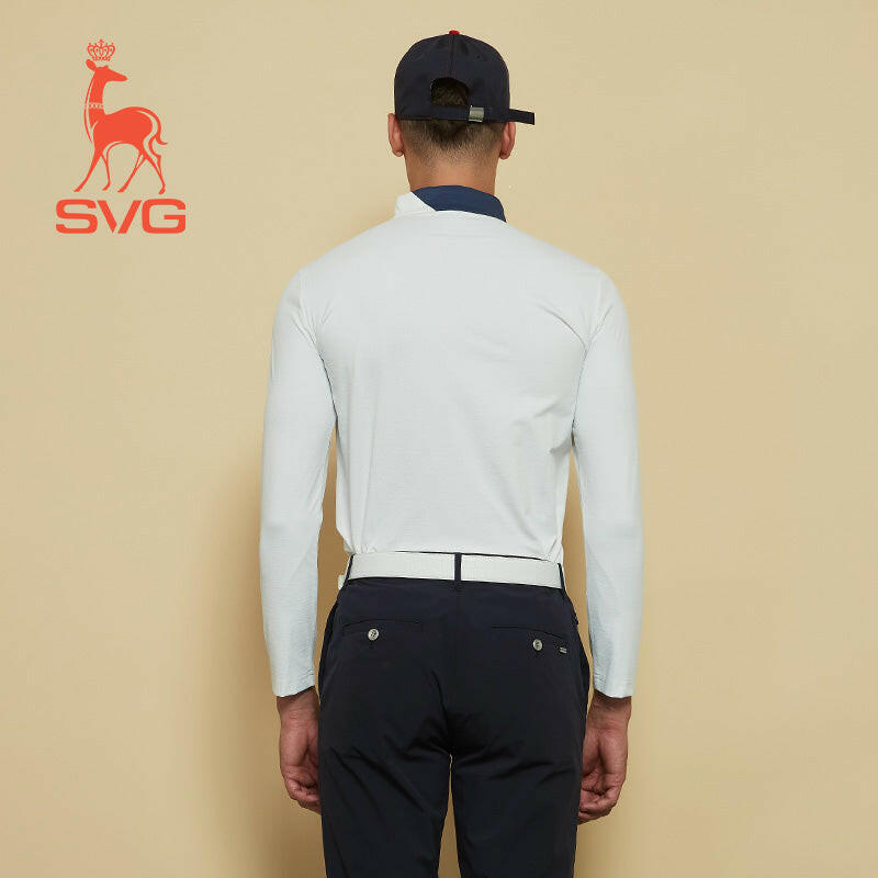 SVG Men's Zipper Placket Shirt