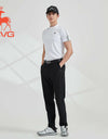 SVG Golf 23 spring new men's white plaid printed short-sleeved t-shirt small stand collar blazer sports suit