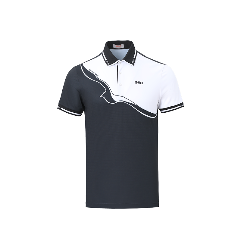 SVG Golf Men's Printed Short-sleeved Polo Shirt