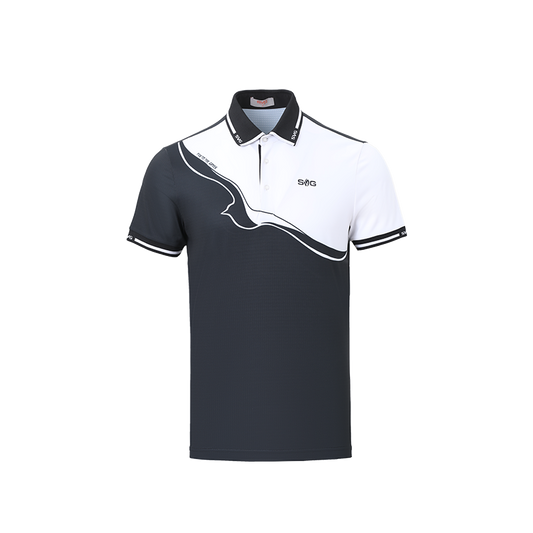 SVG Golf Men's Printed Short-sleeved Polo Shirt