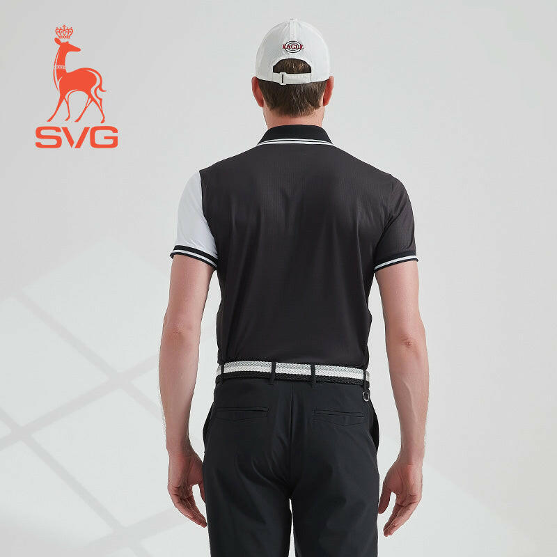 SVG Golf Men's Printed Short-sleeved Polo Shirt